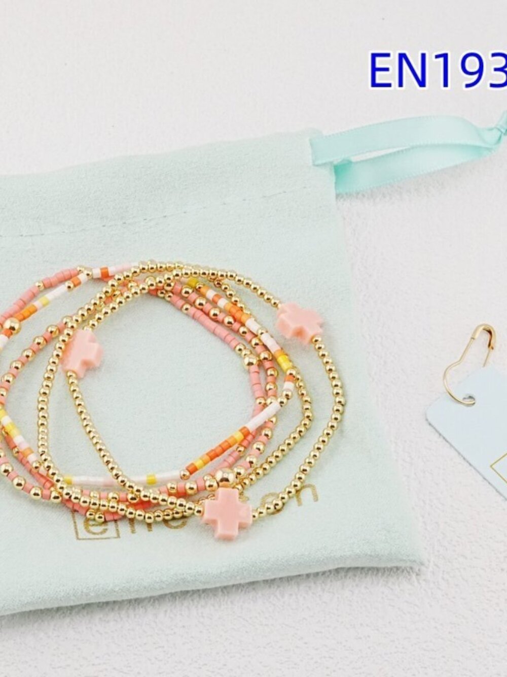 Enewton Colorful Cross Bracelet Set